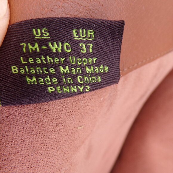 Sam Edelman Size 7 Penny2 Whiskey Leather Wide Calf Brown Tall Riding Boot - Picture 14 of 14